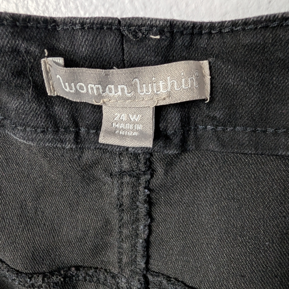 Woman Within Classic Black‎ Jeans - Picture 3 of 3